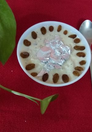 A picture of Coconut kheer.