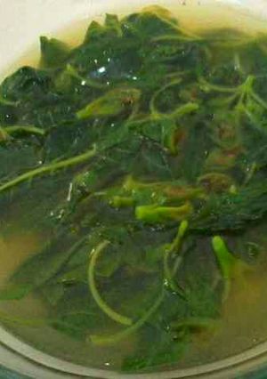 Foto resep Bening Bayam Segar Simple