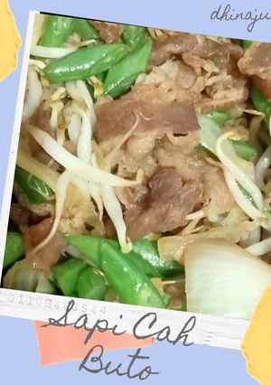 Foto resep Sapi Cah Buto (buncis toge)