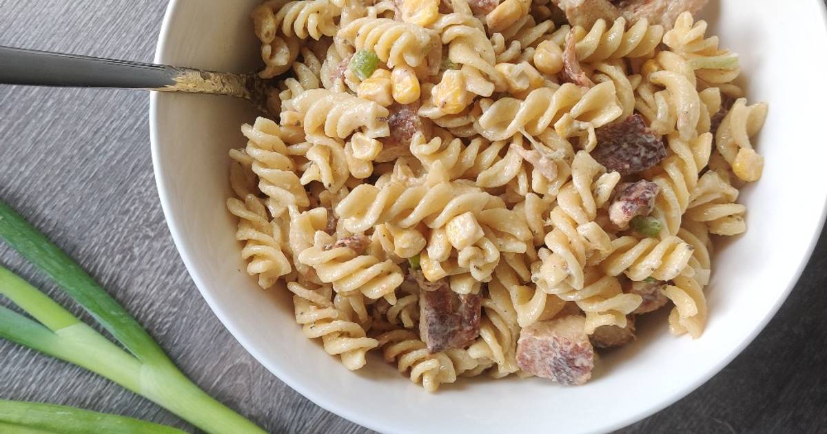 Nudelsalat mit Hähnchen Rezept von schlemm.zeit - Cookpad