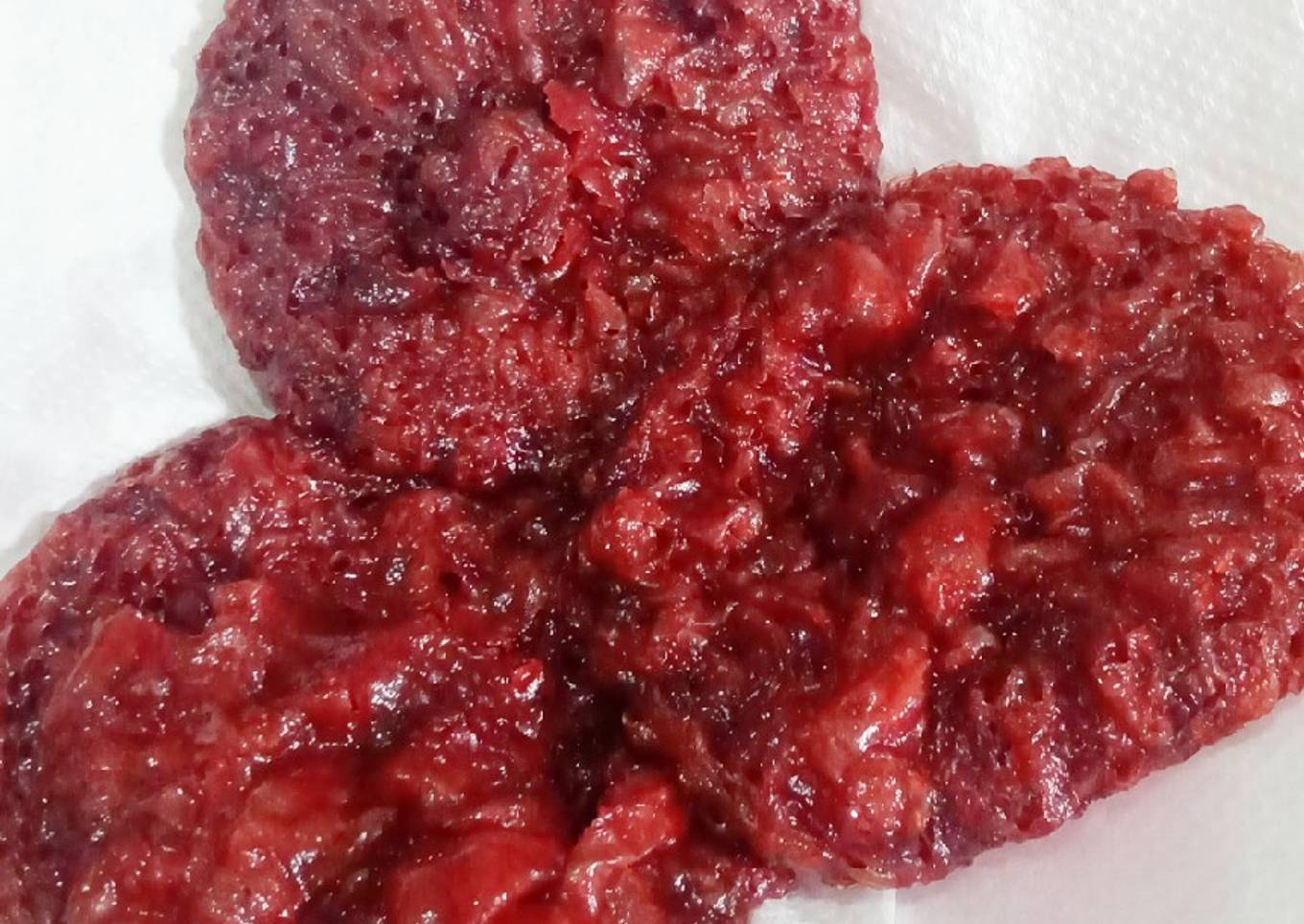 Kue Cucur Red Velvet Bersarang