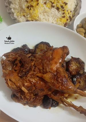 عکسی از دستور مرغ محلی