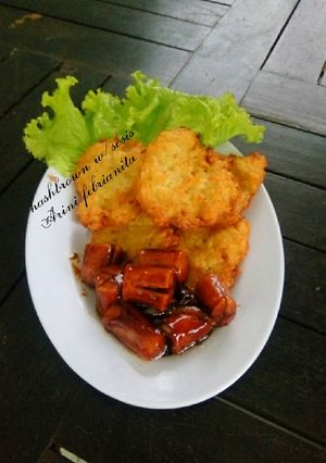 Foto resep Hashbrown with sausage