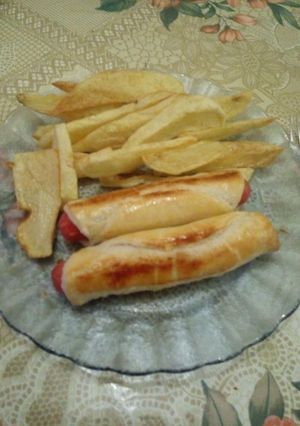 Una foto de Salchichas Envueltas