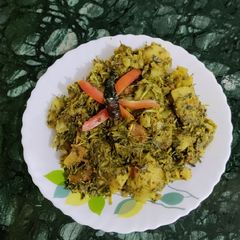 A picture of Methi Aloo Subzi.
