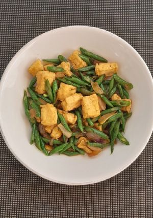 Foto resep Oseng Tahu Kacang Panjang