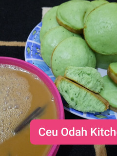 Foto resep Serabi hijau kuah kinca