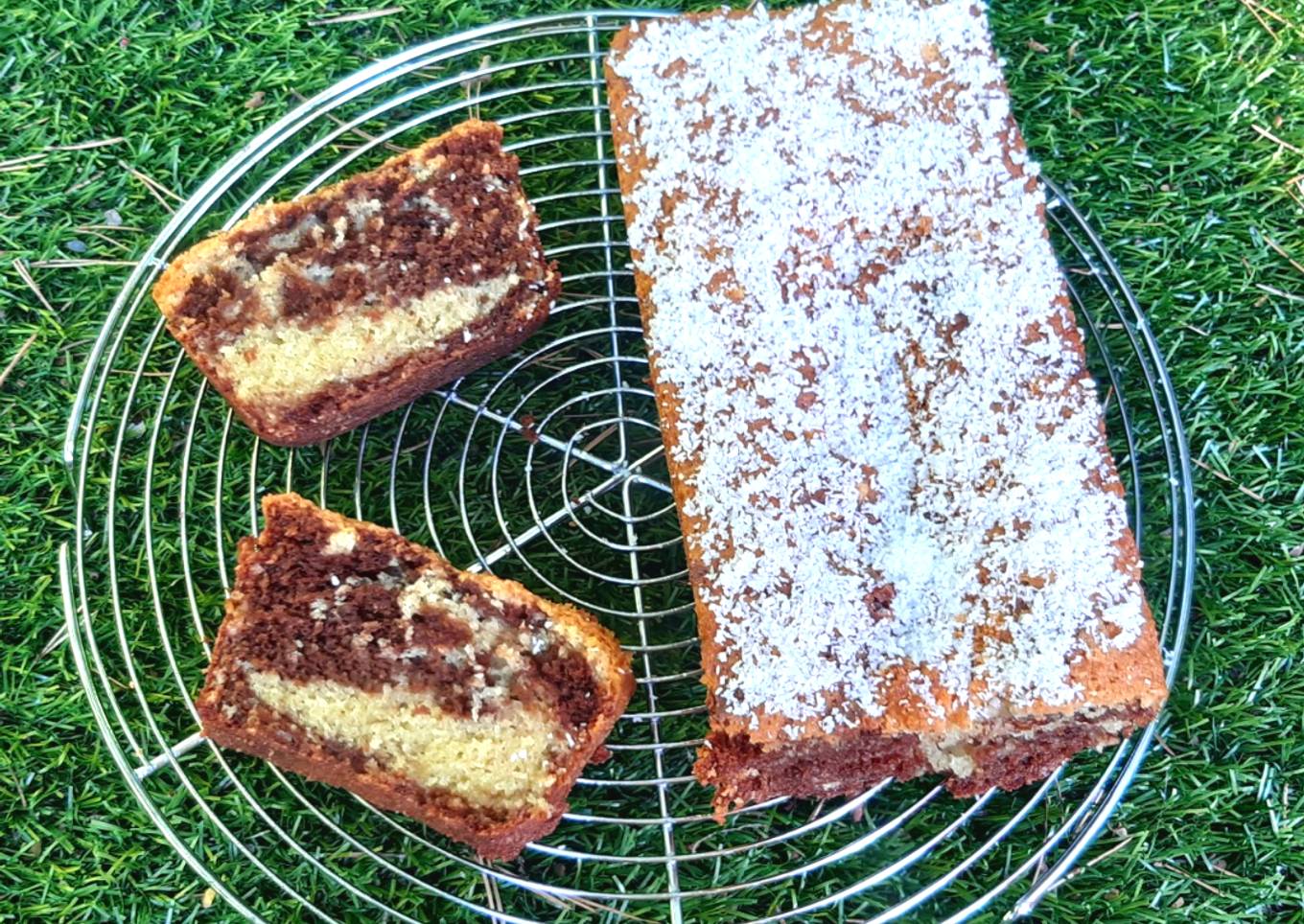 CAKE MARBRE NOIX DE COCO – CHOCOLAT