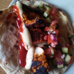 A picture of Chicken Tikka Kebabs.