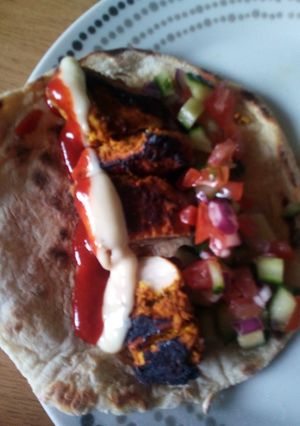 A picture of Chicken Tikka Kebabs.