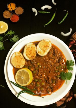 A picture of Keema Anda Korma.