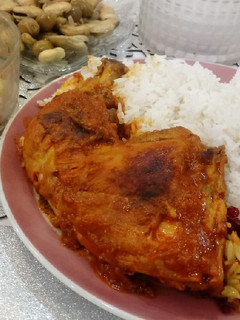 عکسی از دستور زرشک پلو با مرغ