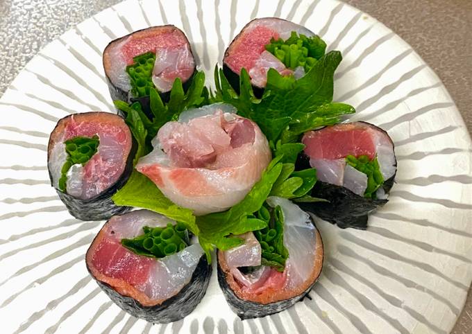 Japanese Sashimi Roll Recipe by Aunty Eiko's international cuisine ...