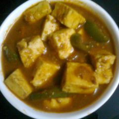 A picture of Kadai Paneer for dinner :).