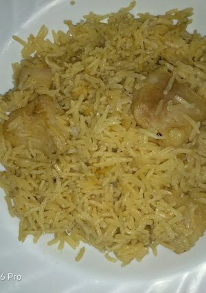 A picture of Fish pilao #5orlessingredientsrecipchallenge.