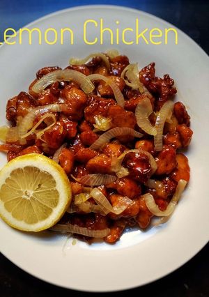 A picture of Asian Lemon Chicken.
