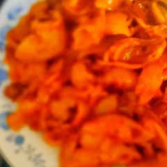 Spicy shell macaroni A picture of Spicy shell macaroni.