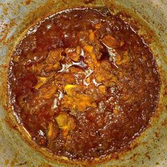 A picture of Bhuna Gosht.