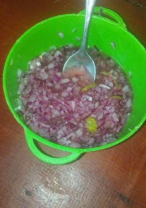 Una foto de Cebolla curtida
