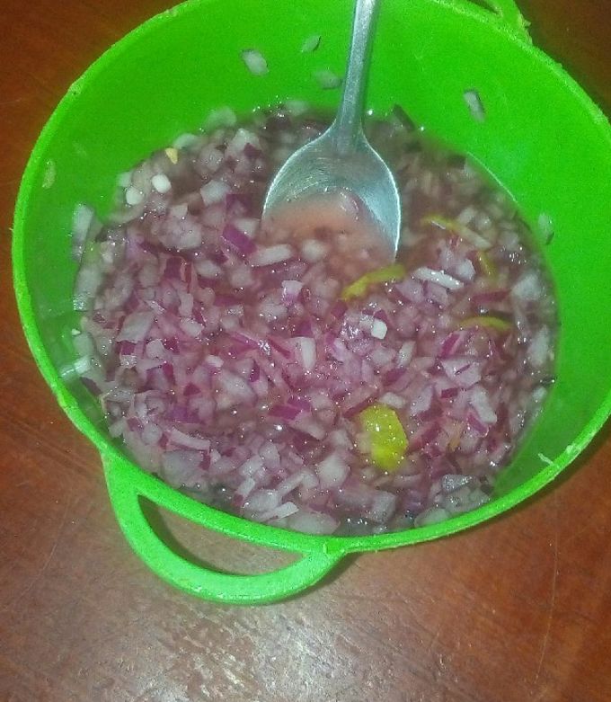 Una foto de Cebolla curtida
