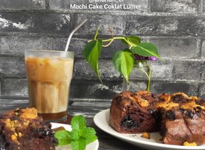 Foto resep Mochi Cake Coklat Lumer (1 Telur)