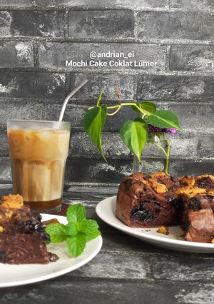 Foto resep Mochi Cake Coklat Lumer (1 Telur)