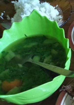 Foto resep Sayur bening daun kelor