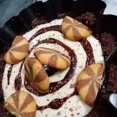 A picture of Chocolate Milk Tart.