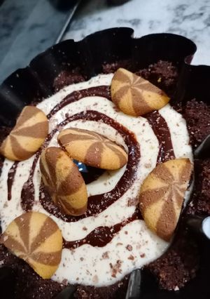 A picture of Chocolate Milk Tart.