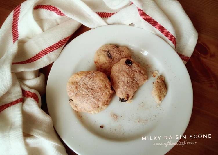 Resep Milky Raisin Scone, Sempurna