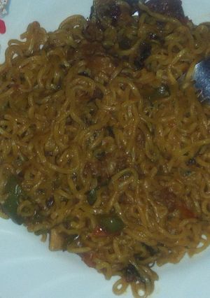 A picture of Beef spaghetti.