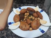 Una foto de sopa de morcilla