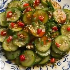 A picture of Asian-Style Cucumber Salad.
