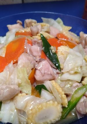 Foto resep Capcay ayam