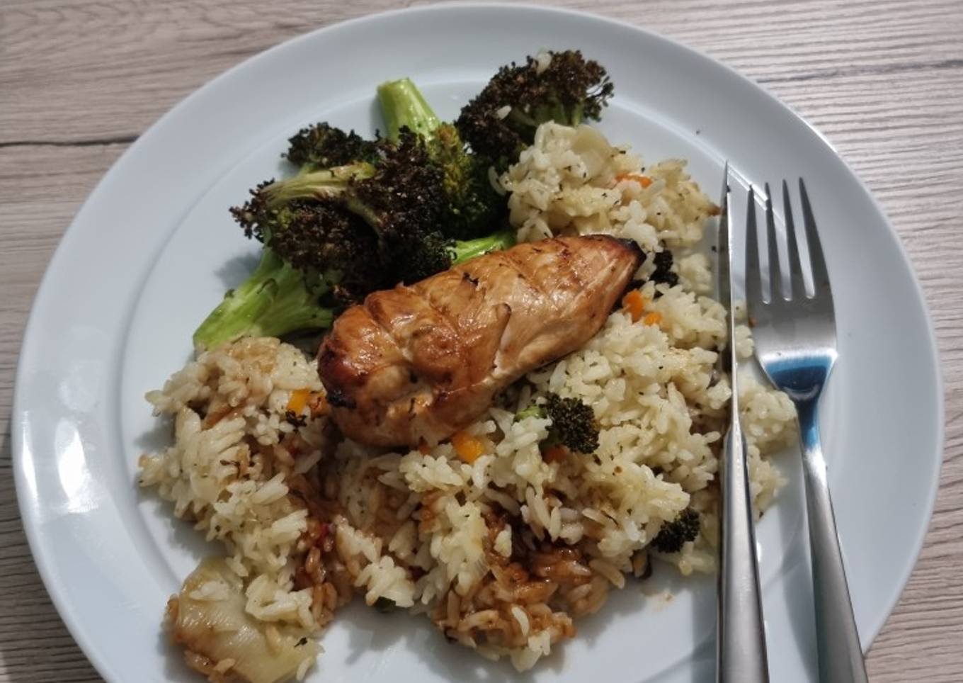 Teriyaki Chicken, Broccoli & Rice