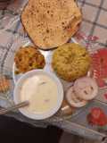Simple And Light Gujarati dinner