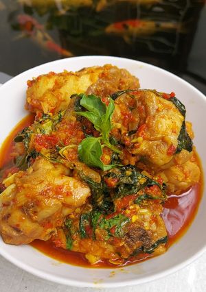 Foto resep 103. Ayam Rica Kemangi Manado