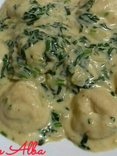 Una foto de Sorrentinos Caseros relleno de cerdo