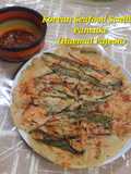 Seafood Scallion Pancake (Haemul Pajeon)