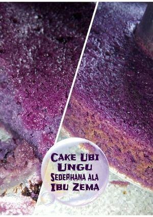 Foto resep Bolu Ubi Ungu Sederhana Zema