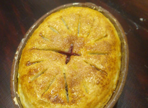 Una foto de Tarta de uva Borgoña