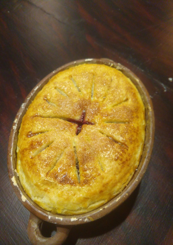 Una foto de Tarta de uva Borgoña