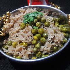 A picture of Peas pulao.