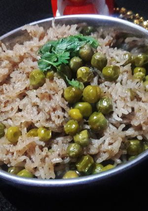 A picture of Peas pulao.