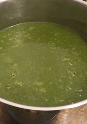 Une photo de Soupe d'épinards