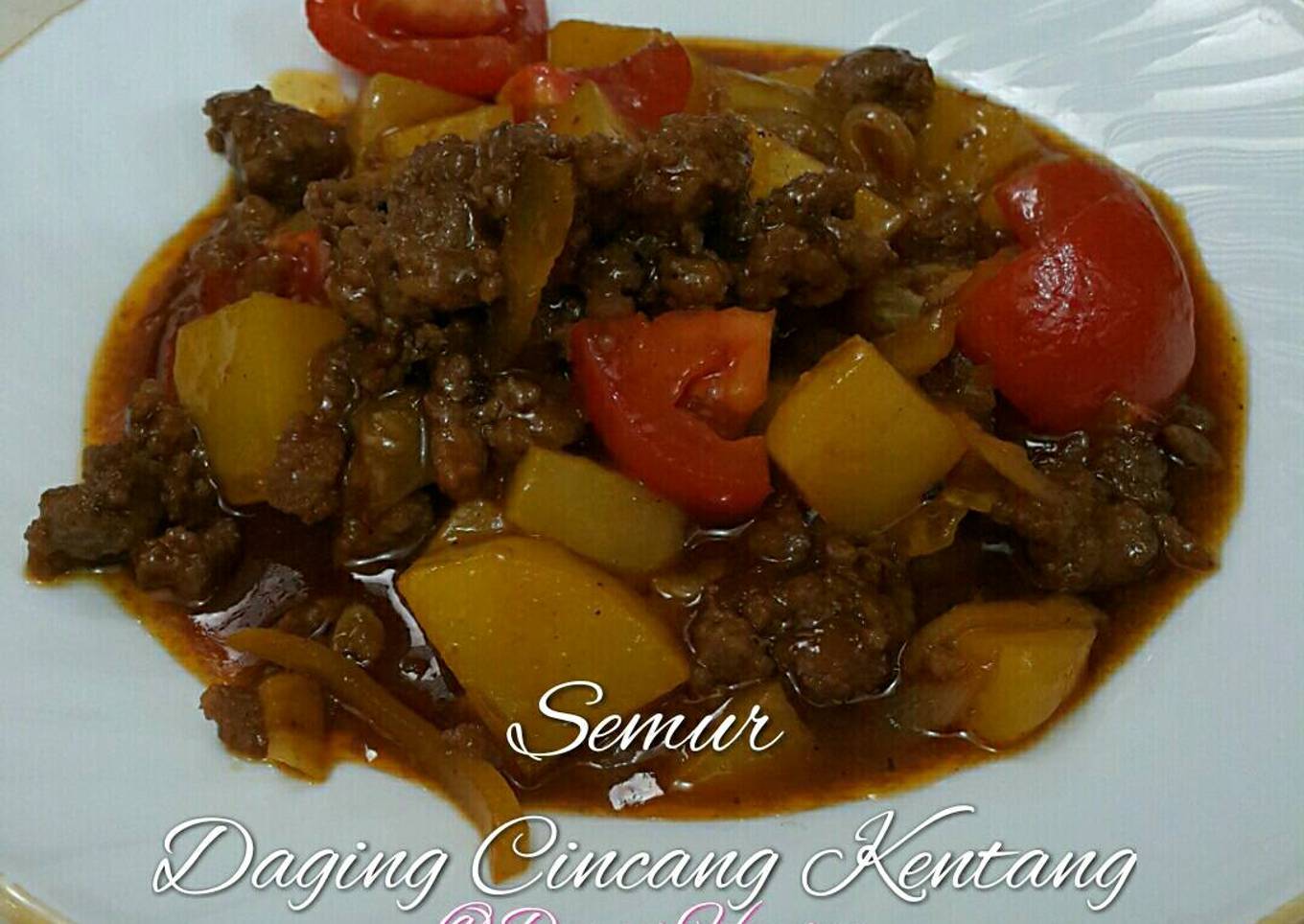 Semur Daging Cincang Kentang