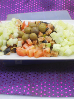 Una foto de Ensalada individual de atún en escabeche