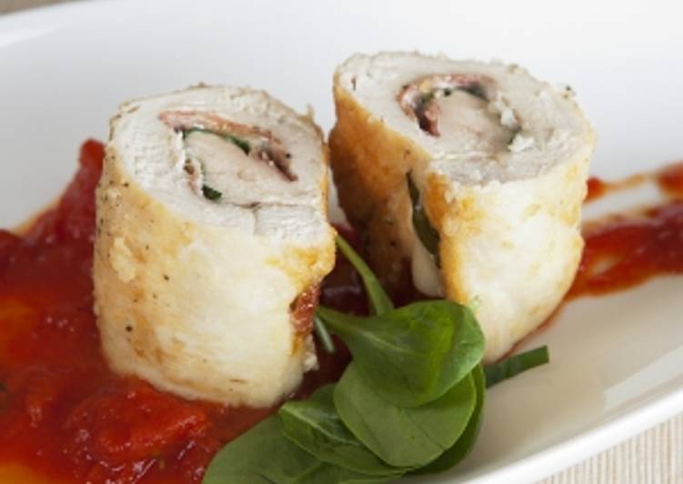 Step-by-Step Guide to Make Award-winning Cheesey buffalo chicken Roulade