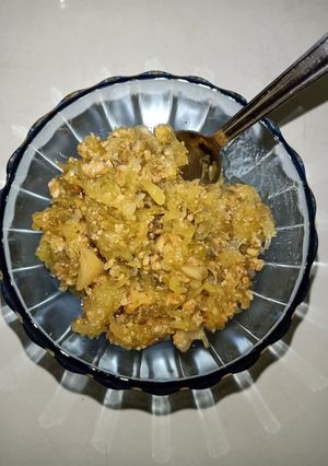 A picture of Lauki ka halwa (Bottle gourd).