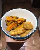 Nuggets con camotitos en la Air Fryer